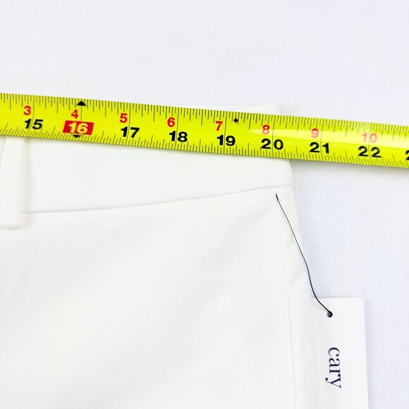 Crown & Ivy Womens White 2-Way Stretch Slim Fit Cary Ankle Pants Plus Sz 18W NWT - Picture 9 of 12